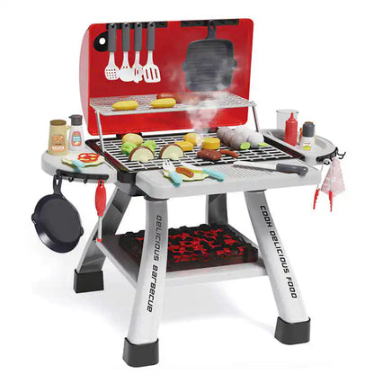 Children's Simulation Kitchen Cooking Spray Barbecue Table Toy Suit