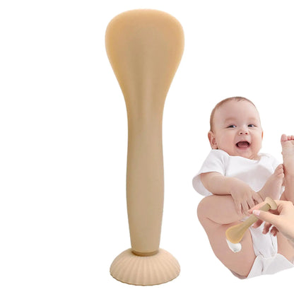 Ensemble d’applicateurs de crème pour couches bébé | Spatule en silicone souple pour pâte de bébé, Spatule flexible pour pâte à couches, Spatule pour fesses de bébé, Brosse pour bébé