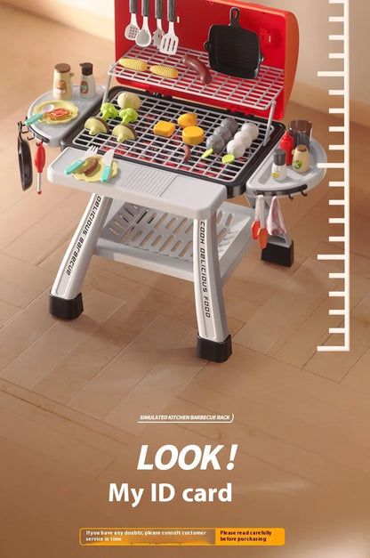 Jouet de table de barbecue en spray de cuisine de simulation pour enfants